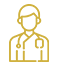 small yellow graphic of a person
