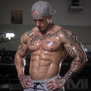 photo of a man with muscle definition